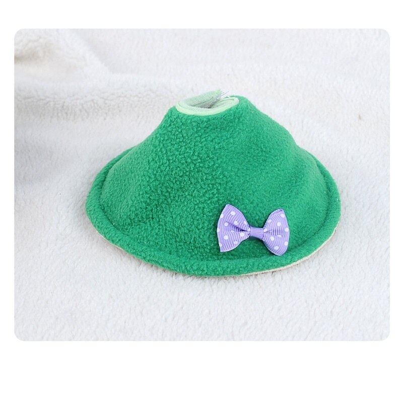 Vogel Bib Elizabethaanse Cirkel Papegaai Bib Mantel Bite En Pikken Bescherming Kraag: Green / XL