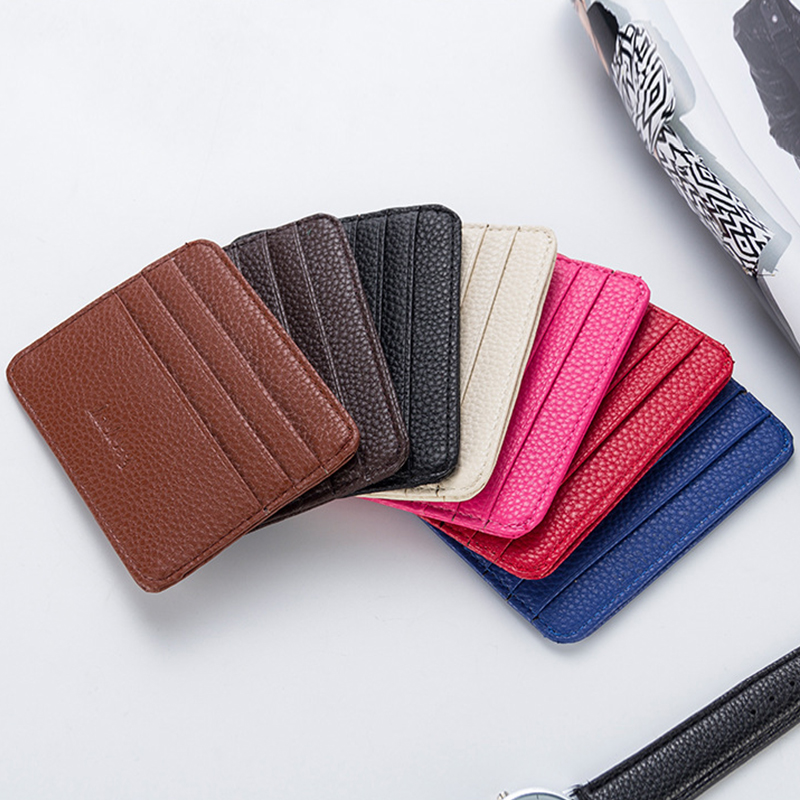 Multi Slot Card Holder Slim Bank Credit Card ID Cards Coin Pouch Case Bag Wallet Organizer Women Men Thin Business Card Wallet