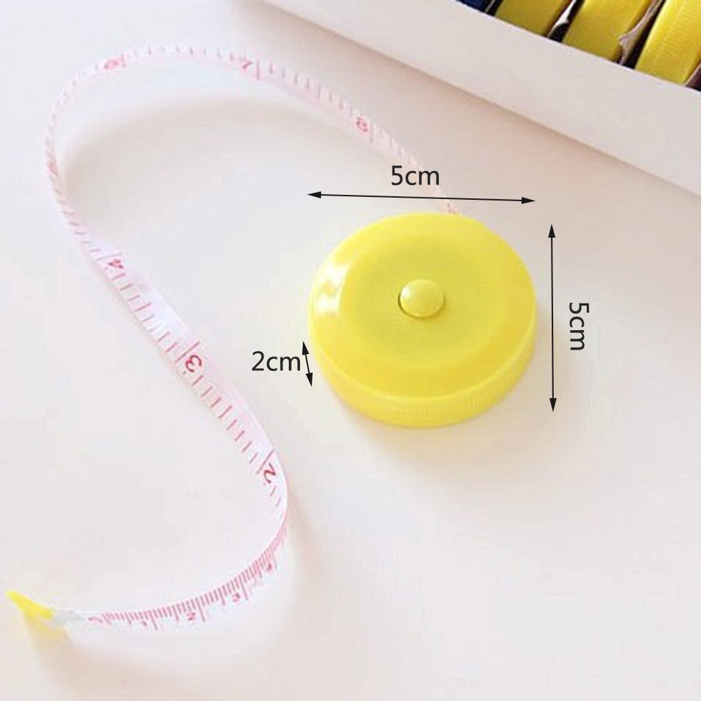 60-Inch 1.5 Meter Soft and Retractable Tape Measure Body Measurement Tailor Sewing Craft Cloth Dieting Measuring Tape