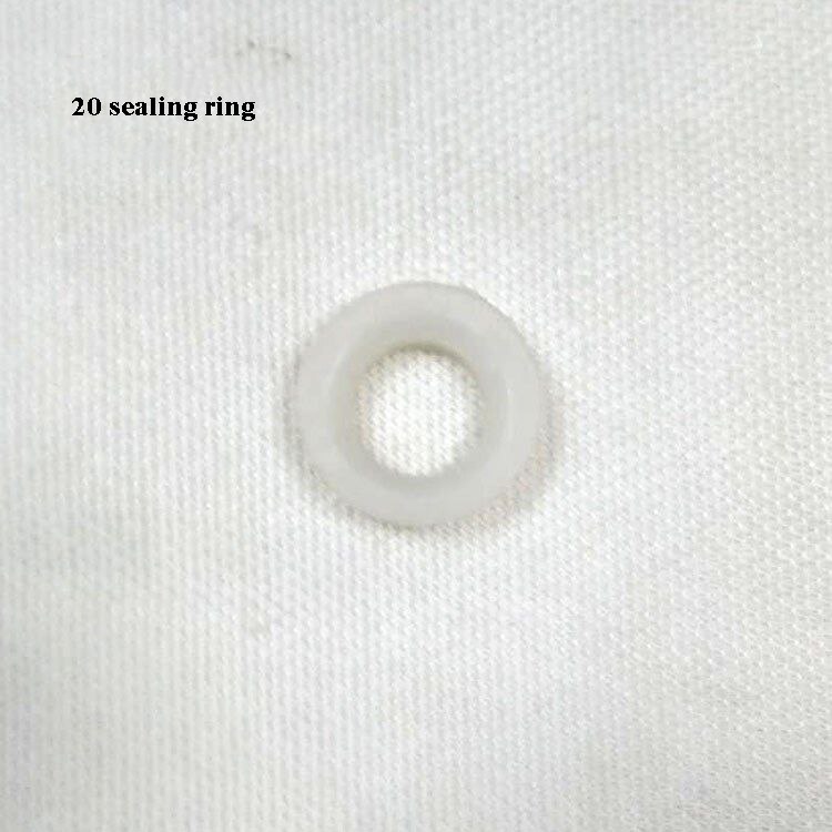 Solar Water Heater Water Tank Plugging Head Solar Accessories Stainless Steel Barrel Plug Plug Plug Bulkhead Breathable Cap: sealing ring 10pcs