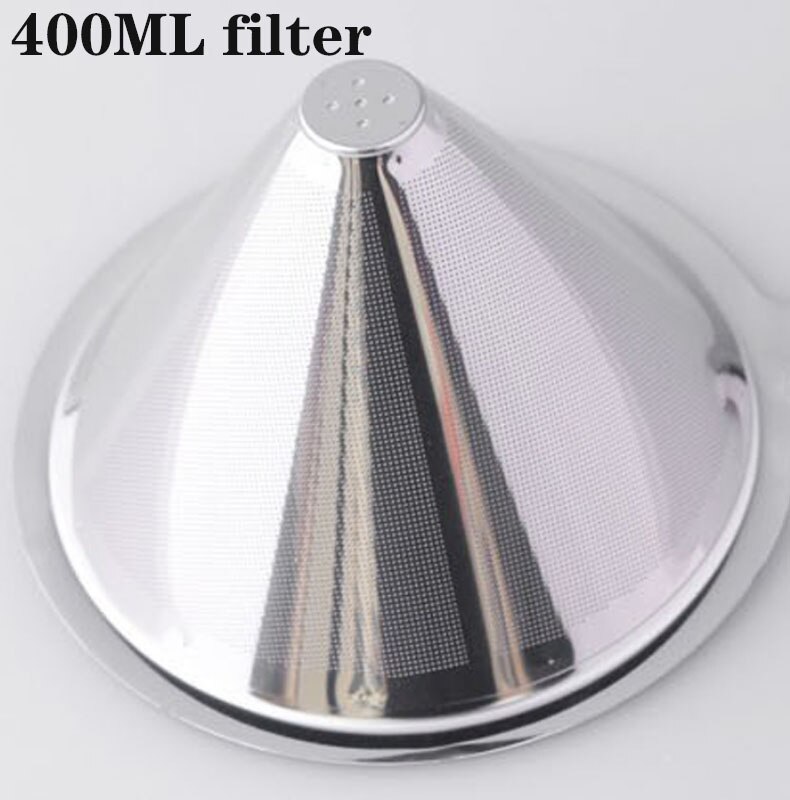 400 Ml 600 Ml 800 Ml Glas Koffiezetapparaat Espresso Potten Machine Met Rvs Filter Hoge Temperatuur slip Thuis: 400ML Filter