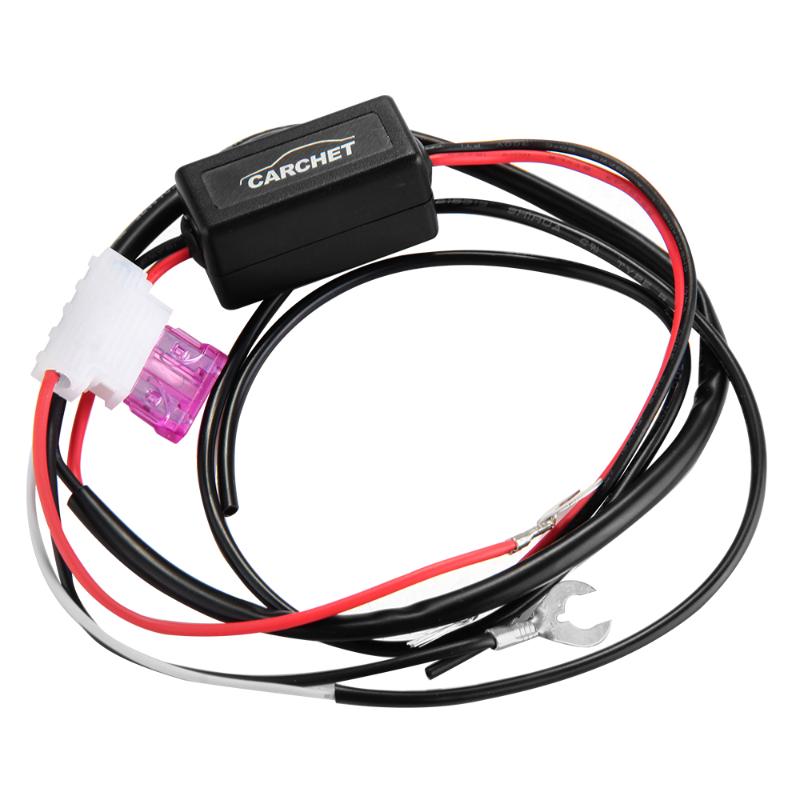 CARCHET Auto DRL Controller Led-dagrijverlichting Controller DRL Auto On/Off Controller Auto Voertuig Auto DRL Draad