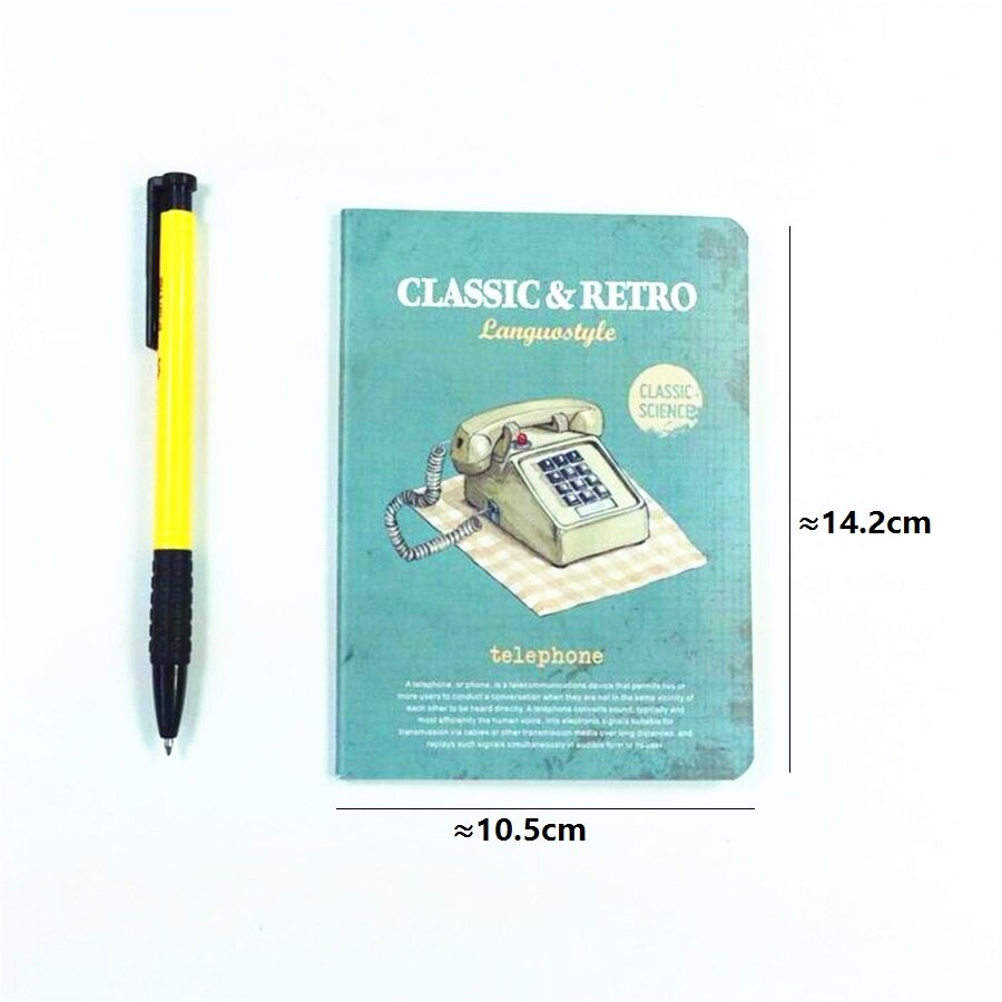 1pc/lot Kraft Paper Notebook Vintage Old Objects Series Diary Stationery Office Material School Supplies Student