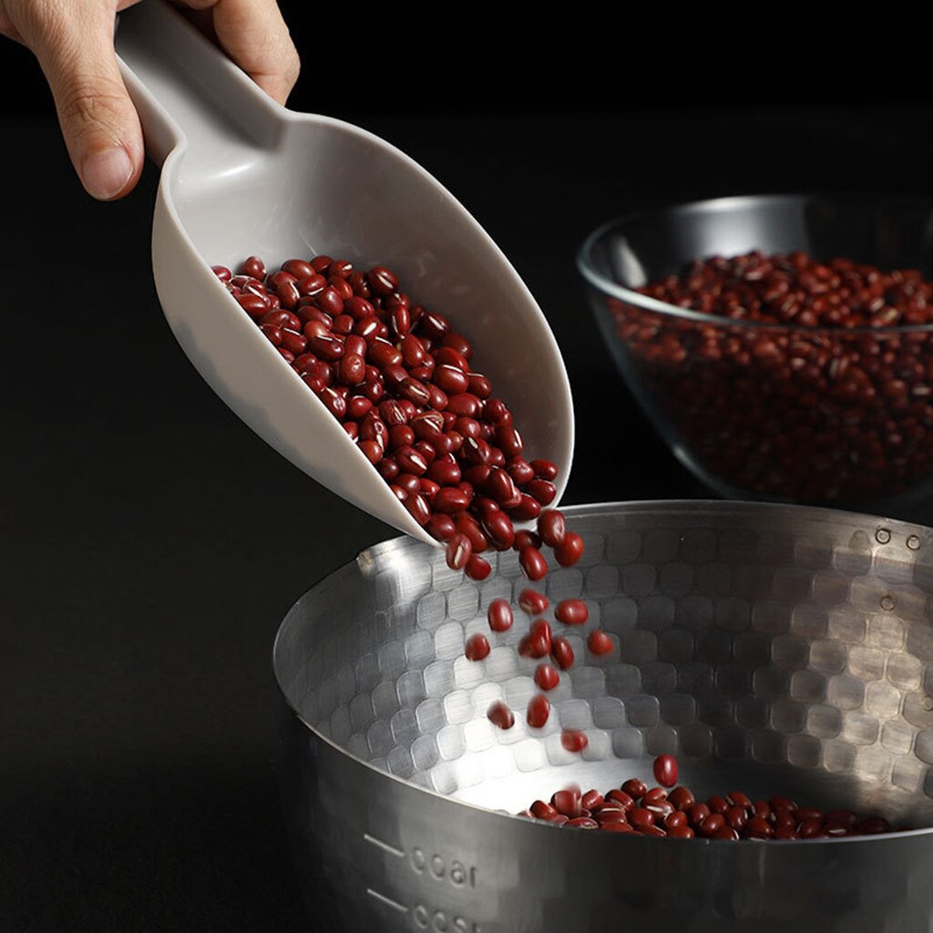 Madskovl 3 stk plastisk scoop isbuffet slik køkken skovl nødde dyrefoder mel scoop køkkentilbehør  fh5