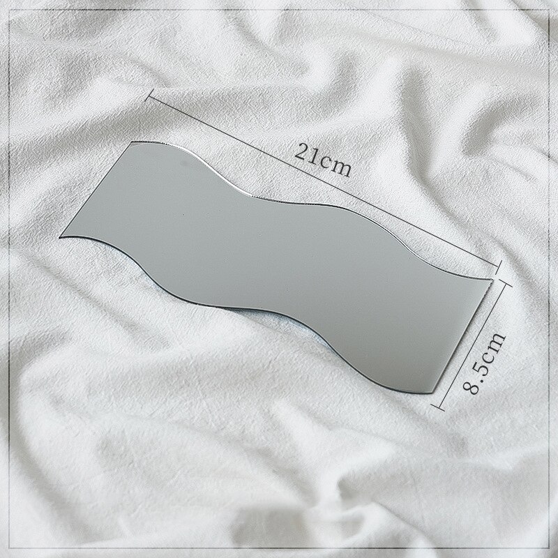 Life Photo Photography Reflective Mirror Inverted Image Board Fotografia Props Shoot Props for Jewelry, Cosmetics, Makeup Tools: 21x8.5cm