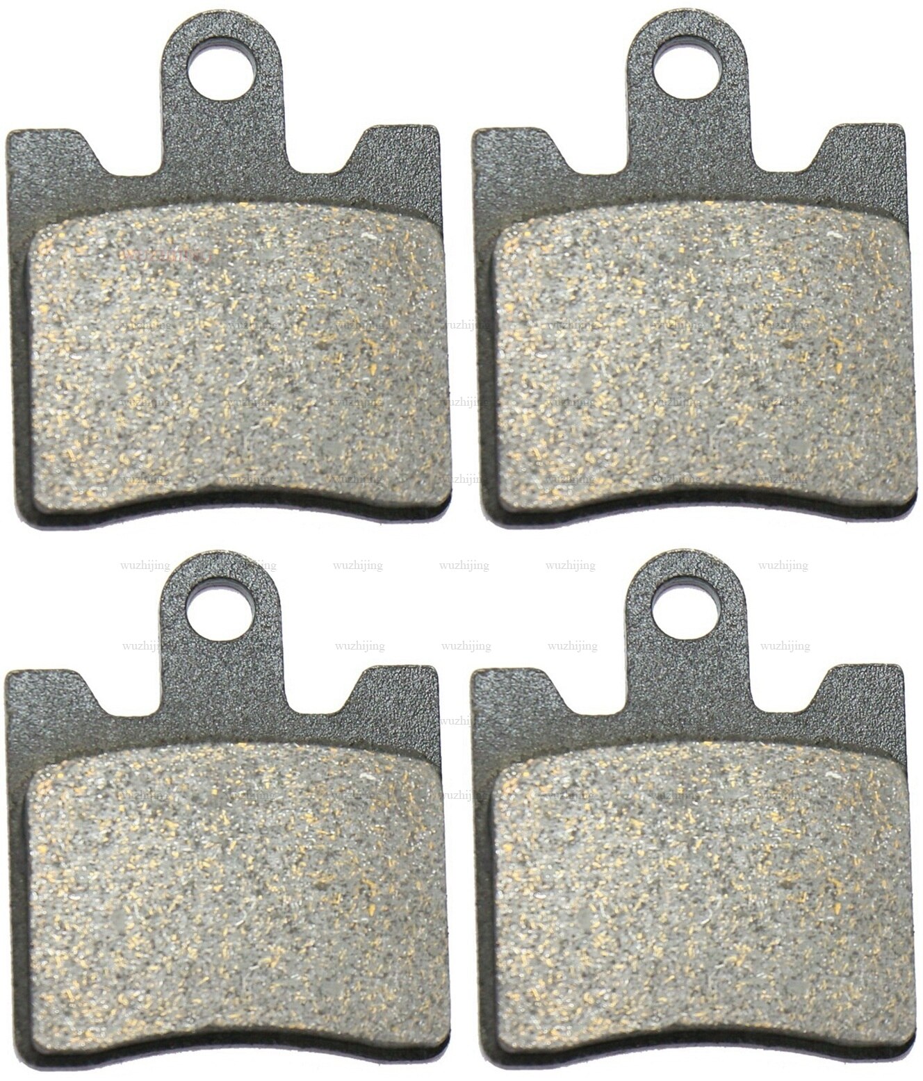 Pastiglie freno in forma per YAMAHA FJR 1300 UN ABS (06-17) XV 1900 UN mezzanotte stella (13-15) Anteriore Posteriore: carbonio davanti giusto