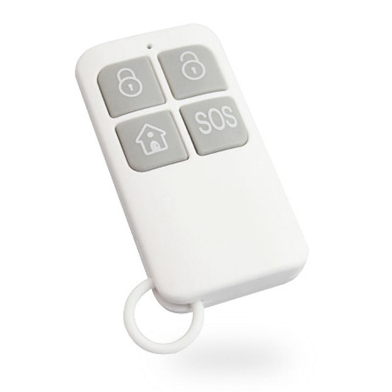 Smart Home Burglar Alarm Accessories 43hz Wireless Remote Control 4 Key Remote Control
