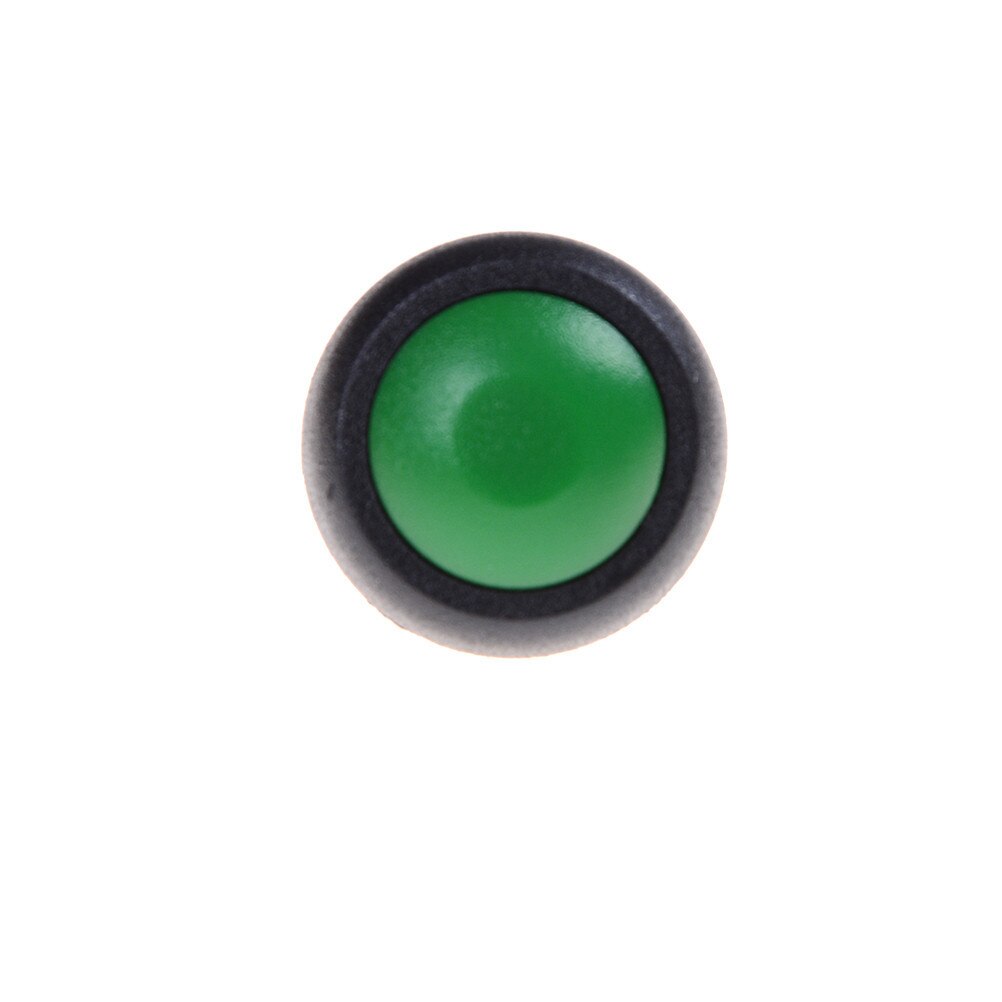 Fora/em interruptor de botão de pressão interruptor de botão redondo PBS-33B 12mm interruptor de botão momentâneo para a máquina do jogo da arcada: green