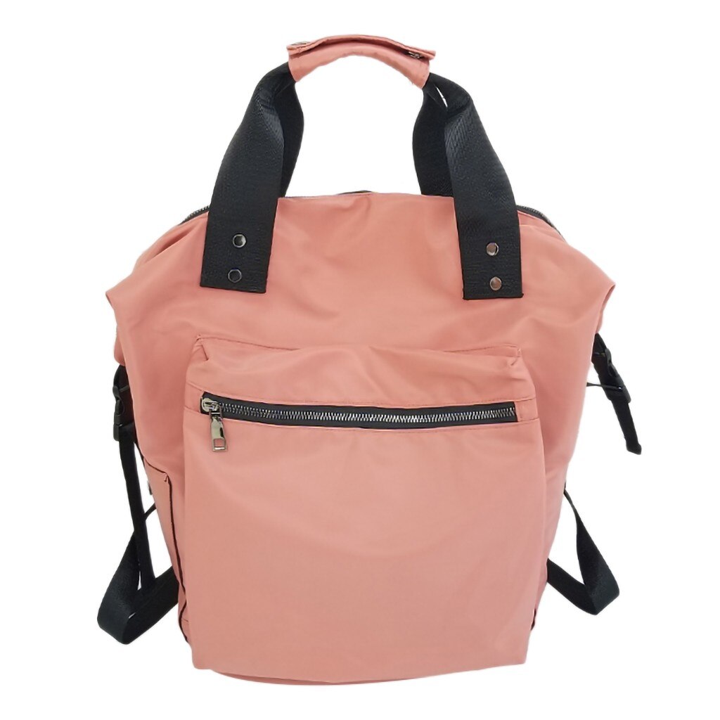 Aelicy Zachte Oxford Tassen Vrouwen Casual Solid Zipper Rugzak Studenten Korte Chic Schooltas Ontworpen Stijlvolle Schoudertassen: Watermelon Red