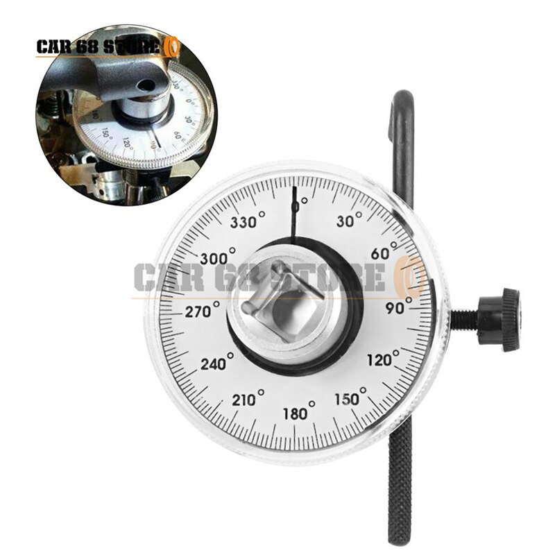 1/2 Inch Drive Torque Angle Gauge Adjustable Car Auto Repair Hand Garage Tool Set Rotation Measure Tool for Hand Tools Wrench