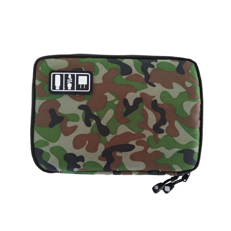 Digital Bag,Travel Data Lines Bag,Electronics Accessories Travel Organizer Bag Case for Chargers Cables Earphone: Camouflage Green1