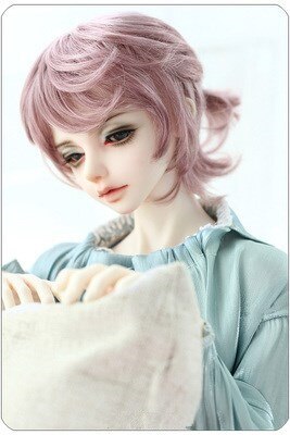 BJD – belles tresses de cheveux bouclés pour hommes, imitation délicate mohair, taille 1/31/41/61/8: Grey colocasia / 1-3 size8-9in