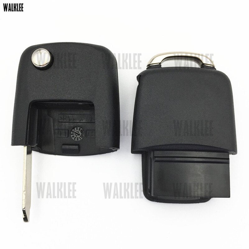 WALKLEE Upgrade Flip Remote Key Suit for SEAT Arosa/Alhambra/Ibiza/Cordoba 5WK4 790/97/98 433.92MHz No Chip HU49 Blade
