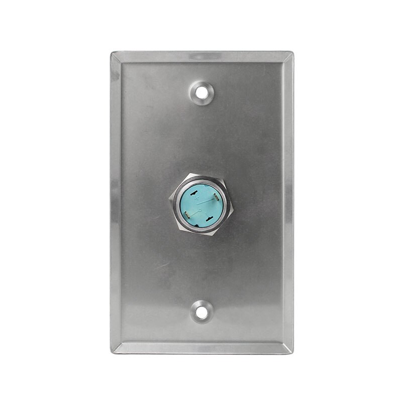 Stainless Steel Waterproof Exit Button NO/NC/COM Door System Push Exit Release Button Switch For Access Control Backlight Button
