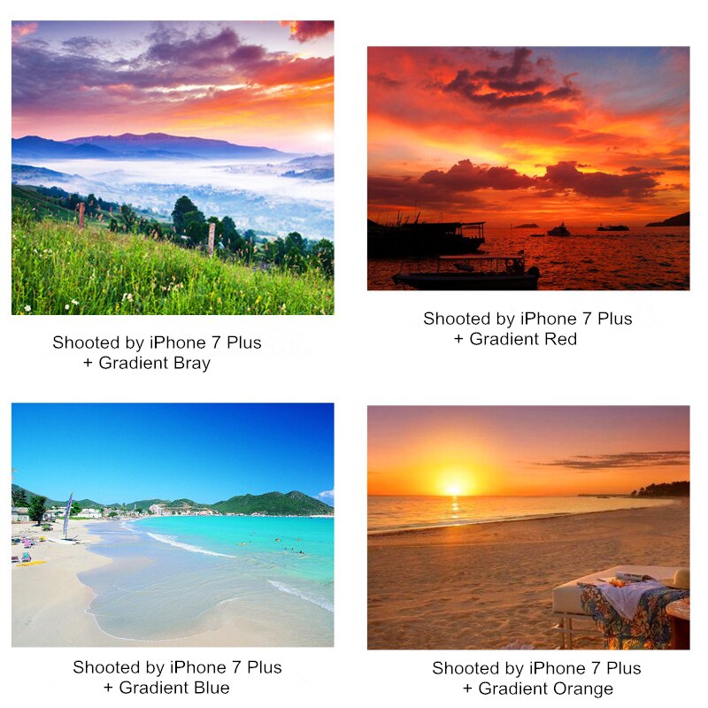 Telefon Objektiv Kit Keine Verzerrung HD Vorne Hinten Kamera 3.5X Teleobjektiv CPL Sterne Filter Gradienten Filter für Die Meisten von smartphones