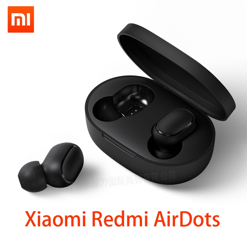 Xiaomi Redmi Airdots Earphone Bluetooth 5.0 Wireless Ear Hook Earbuds Noise Reduction Headset With Microphone AI Control