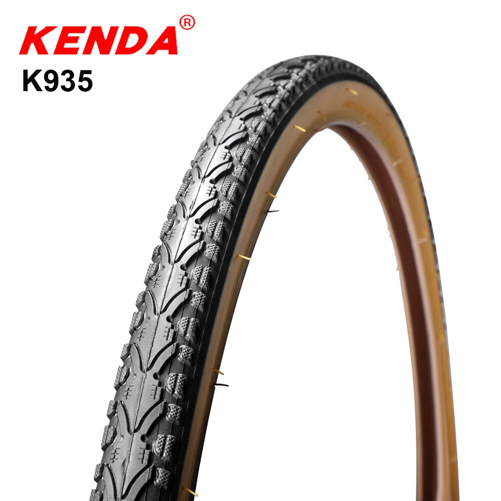 Kenda K935 bicycle tire 700C 700x35C (37-622) road bike tires 700 pneu yellow side low resistance ultralight 605g