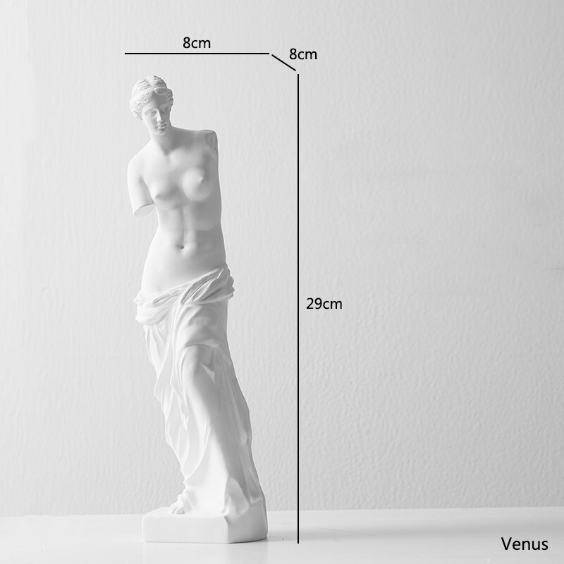 Kodin sisustus hartsi taide käsityöt kreikkalainen patsas mytologia david pään rintakuva mini-eurooppa michelangelo veistos luonnos harjoitus: Venus