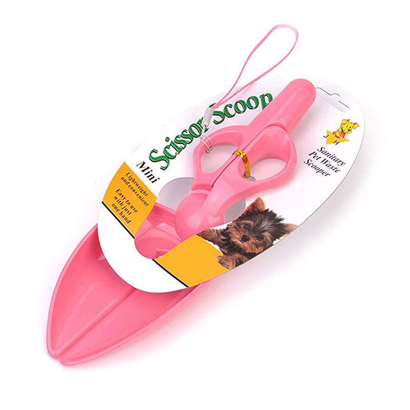Ebene Kot Schaufel Klemme Wc Schere Typ Haustier Wc Pflücker Hund Kot Klemme Schaufeln Artefakt: Rosa
