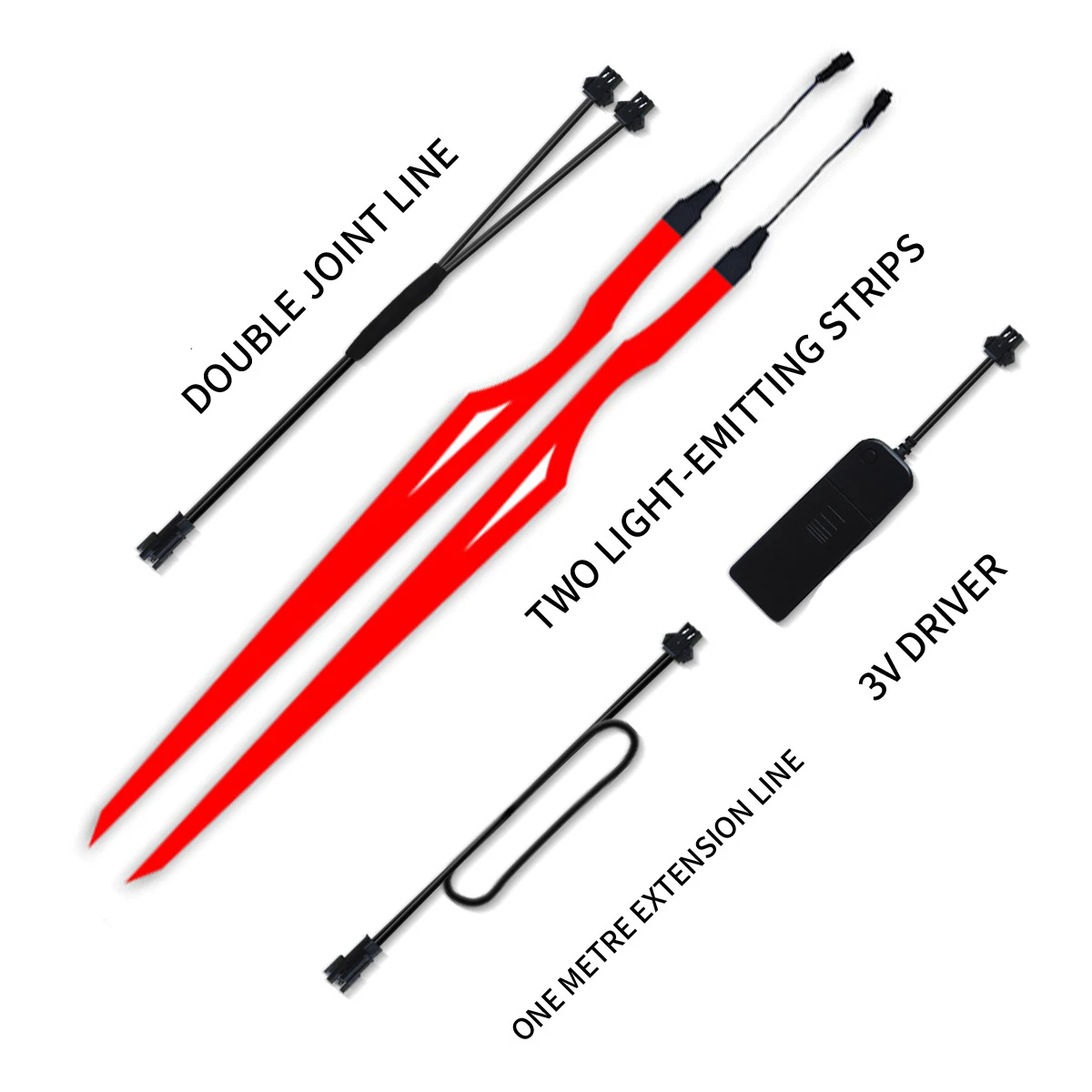 Illumina la striscia di avvertimento a portato per motocicletta con luci riflettenti multicolori Pellicola leggera Accessori per strisce per casco fai-da-te: esercito verde