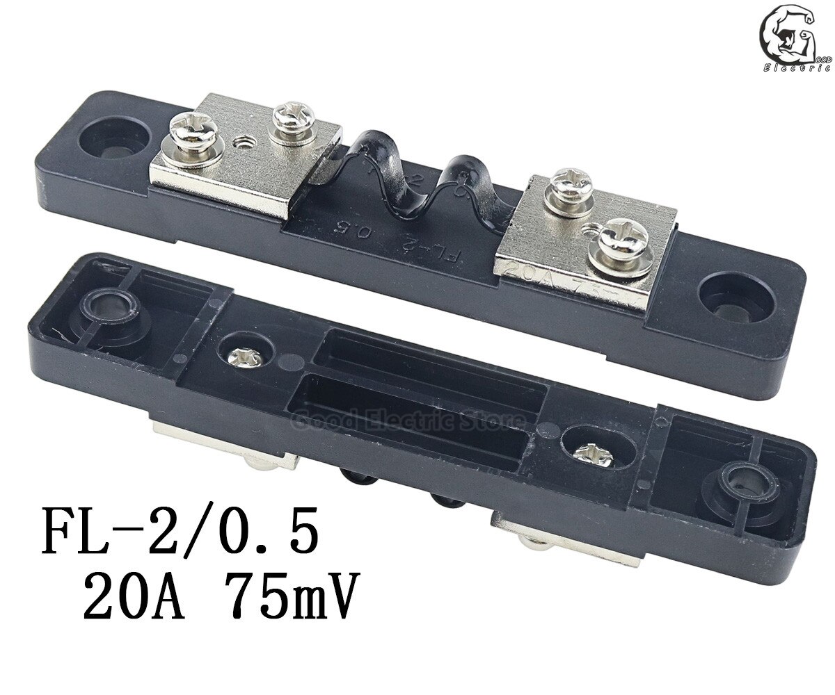 FL-2 50A 30A 20A 10A 15A 5A/75mV Externe shunt Strom Meter shunt widerstand Für Digital amperemeter Ampere Voltmeter wattmeter Meter: 20A 75mV