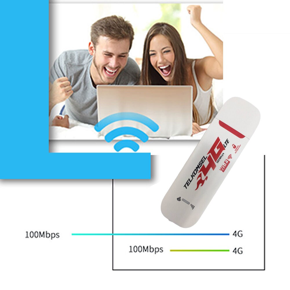 Universal Dongle Plug And Play USB For Laptop 150Mbps 4G LTE Network Card Modem Wireless Wifi Adapter Hotspot Home Office