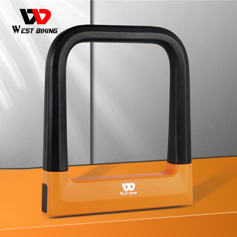 WEST BIKING – serrure antivol de vélo, solide, sécurité cyclisme, verrouillage universel en U pour roues de vélo de route et vtt, accessoires de bicyclette