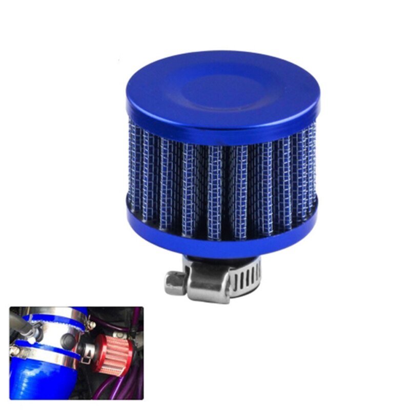 Filtro de aire para coche, para motocicleta, entrada de aire frío, cárter de alto flujo, cubierta de ventilación, Mini filtros de respiración