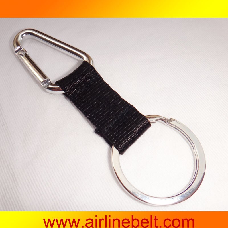 WHWB Simple mousqueton métal anneau personnalité Unique en acier inoxydable porte-clés exquis et beau