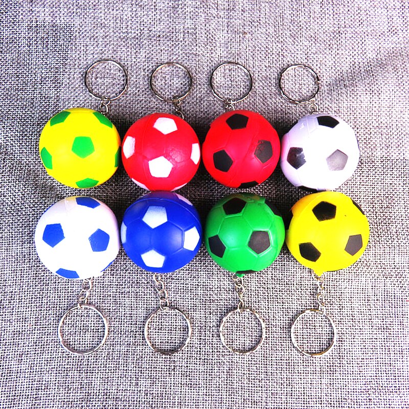 Sports Basketball Model Ball Toys PU Soft Basketball Small Football Rugby Baseball Love Keychain Pendant