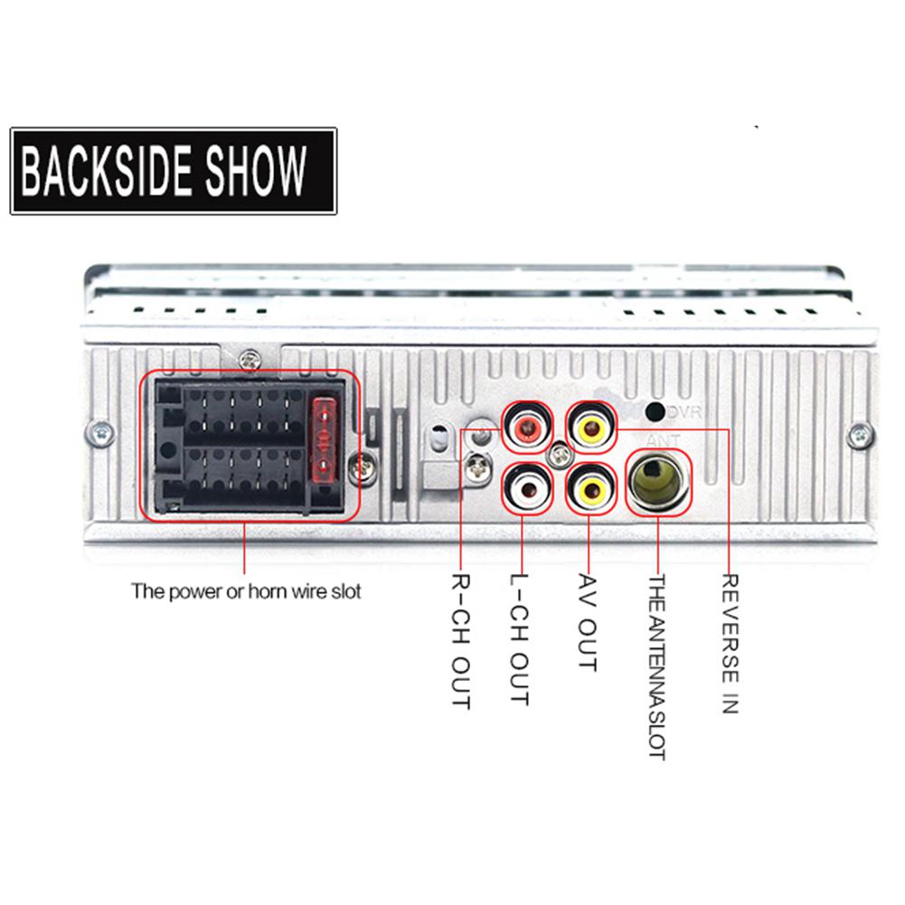 4.1 pouce autoradio MP5 Player 1 Din HD 800*480 Bluetooth télécommande FM/AUX/USB/TF volant contrôle Auto lecteurs vidéo