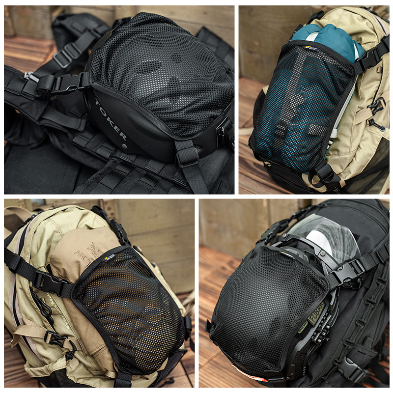Taktischer Rucksack, Helmnetz-Abdeckung, Mehrzweck-Molle-Aufbewahrung, taktische Tragetasche für Sport, Jagd, Schießen, Kampfhelm