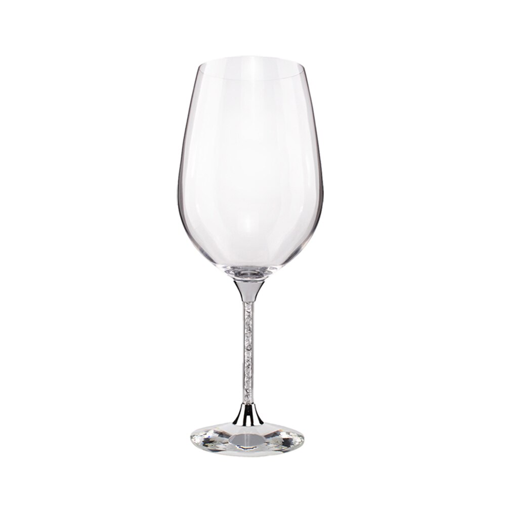 Copa de vino de cristal promocional para boda, cristalería a la para el hogar, novios, vasos de tostado, decoración para mesa de pastel de: OH16005
