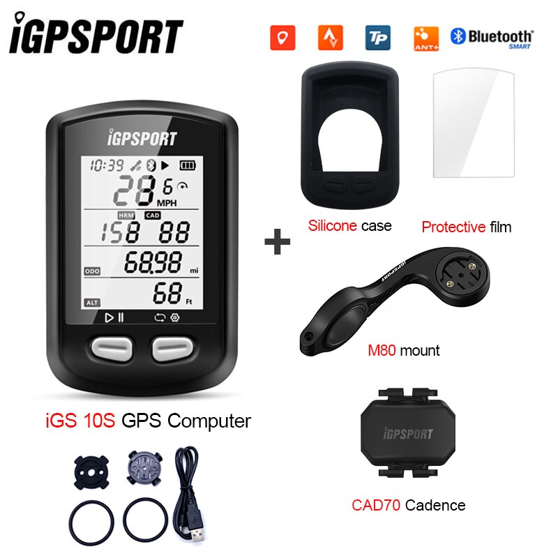 Igpsport igs 10s gps cykeldator cykel trådlöst stoppur road mtb cykeldator med kadenssensor ant+ bluetooth 5.0: Grupp b