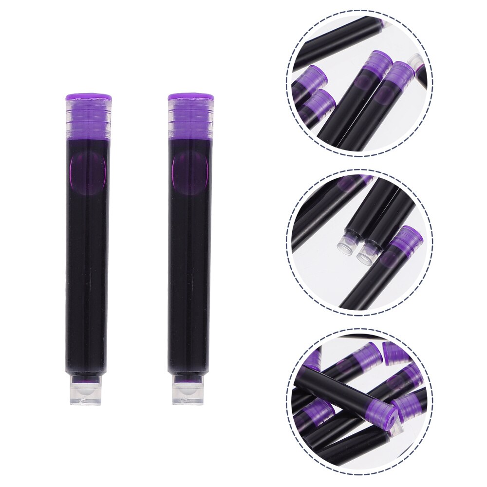 50Pcs Uitwisbare Inkt Cartridge Wegwerp Duurzaam Fontein Tekening Pen Inkt