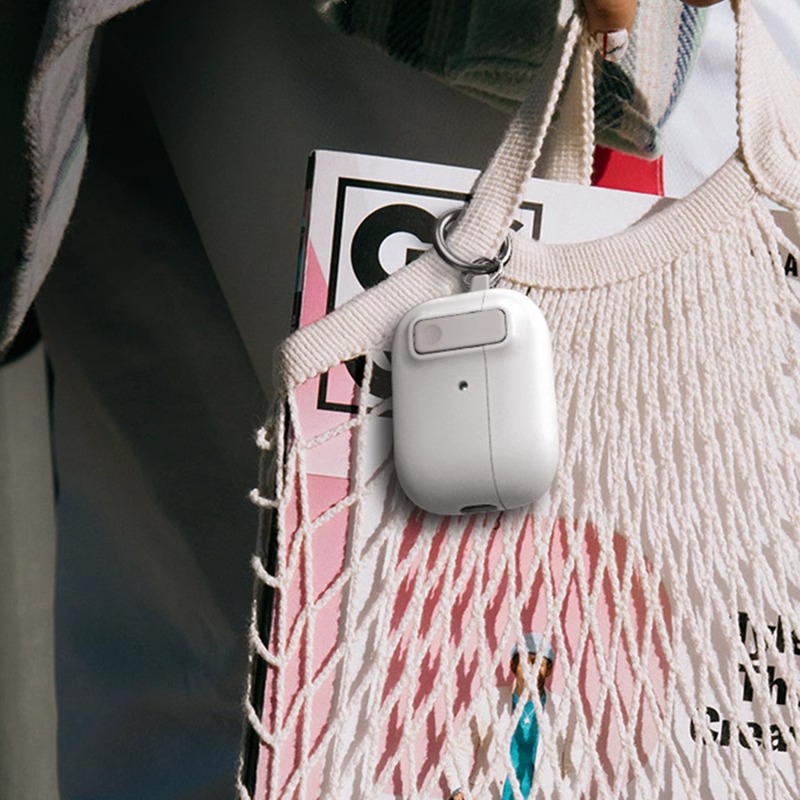 Skyddsfodral för airpods 4 , lyxigt hörlursfodral, stötsäkert fodral med krok