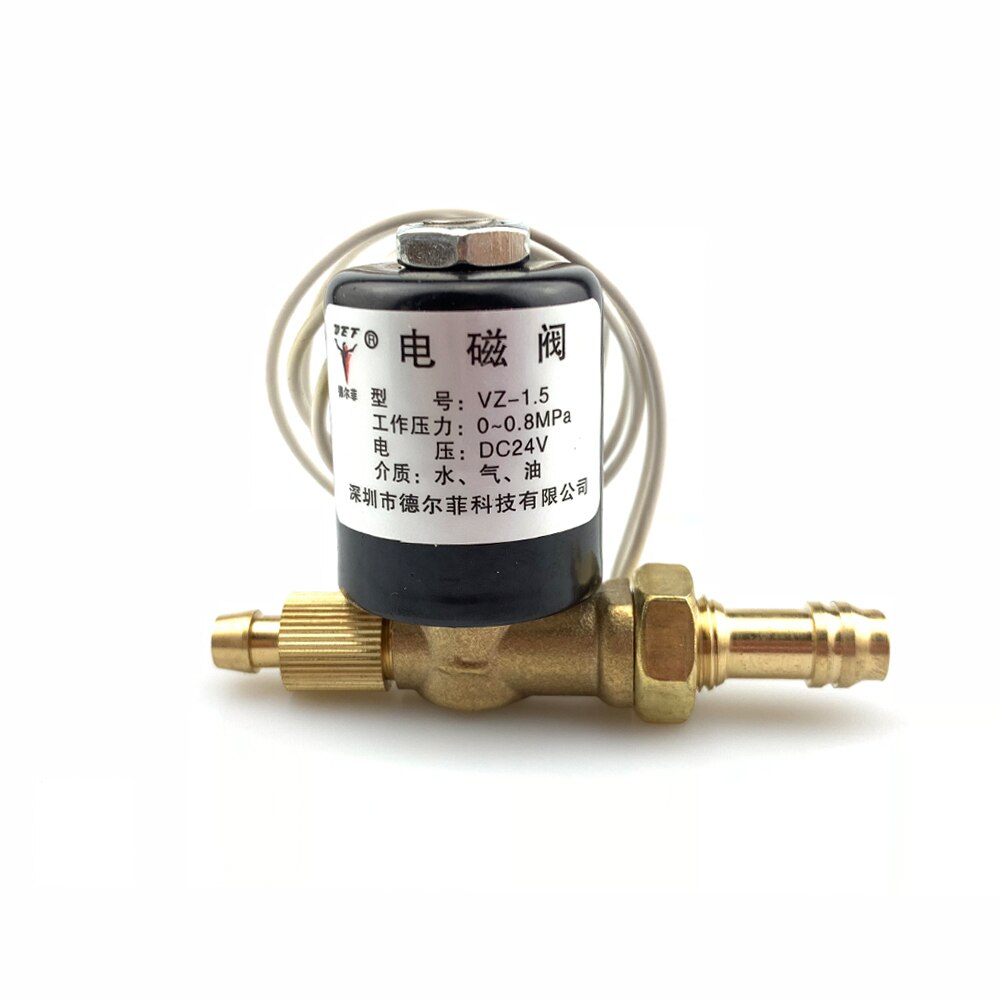 TIG Argon welding machine solenoid valve TIG Welding VZ-1.5 AC DC 24V 36V 220V 2 position 2 way solenoid valve