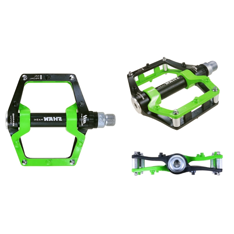 1 Paar Straße Mountainbike Ultraleicht Anti-Unterhose Flache Pedale Plattform Aluminium Legierung CNC Lagerbier Pedal für MTB Fahrrad