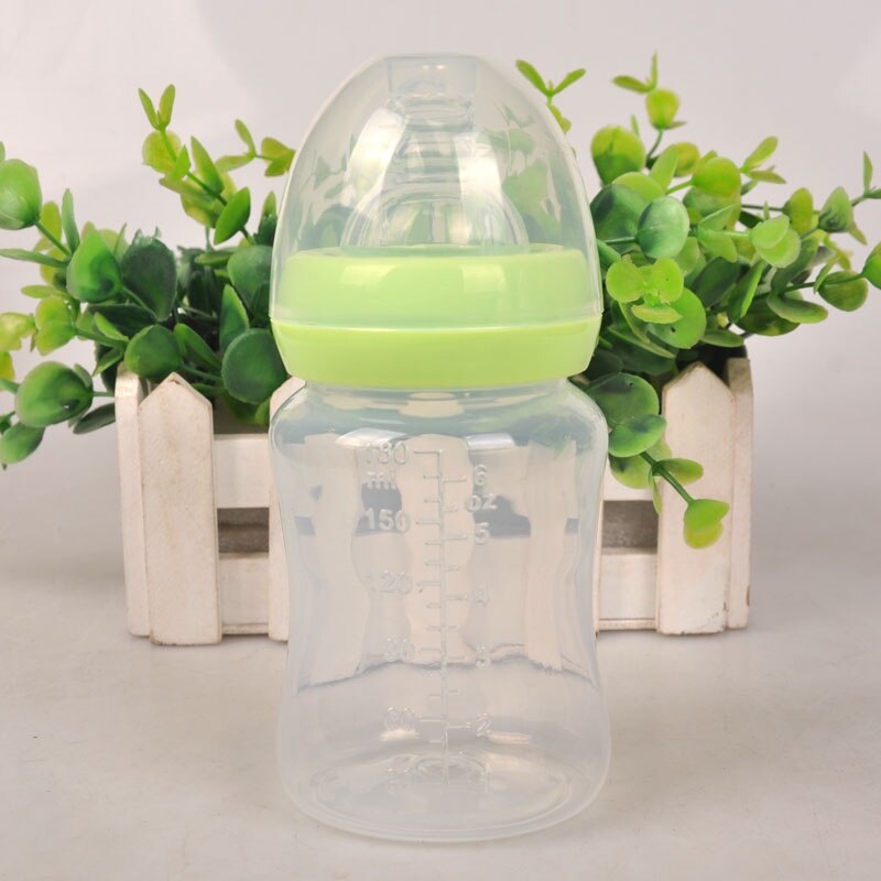 Nouvelle solide PP bouteille 180 ml large bouche lait biberon bébé biberon fournitures maternelle et enfant: G