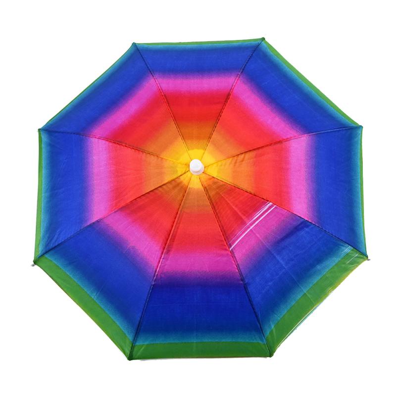 Umbrella Hat Foldable Sun UV Protection Fishing Camping Headwear Caps Golf Hats For Adults And Children Sunscreen Shade Umbrella: 01