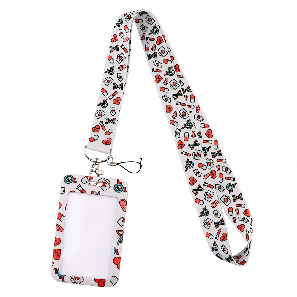 CB256 estudiante enfermera Doctor insignia Clip dibujos animados Tarjeta De Nombre de identificación titular de la insignia accesorios
