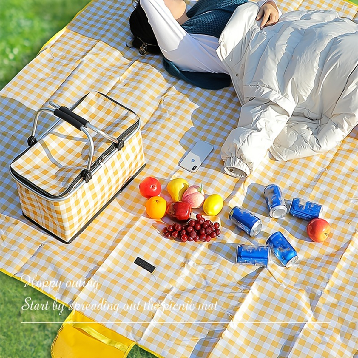 Mir de Rangement Isolé pour l'Extérieur, Pliable, Pack de Glace, (40x23x20), 1 Pièce