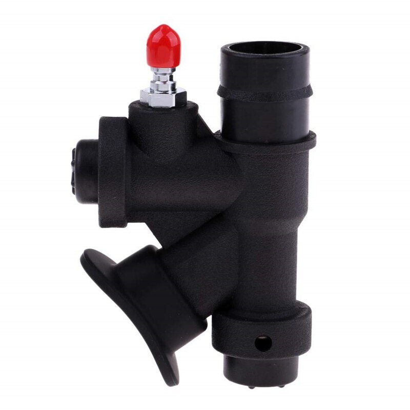 Scuba BCD Power Inflator - 45 Degree Angled Mouthpiece - Standard 1 Inch Hose - K-Valve