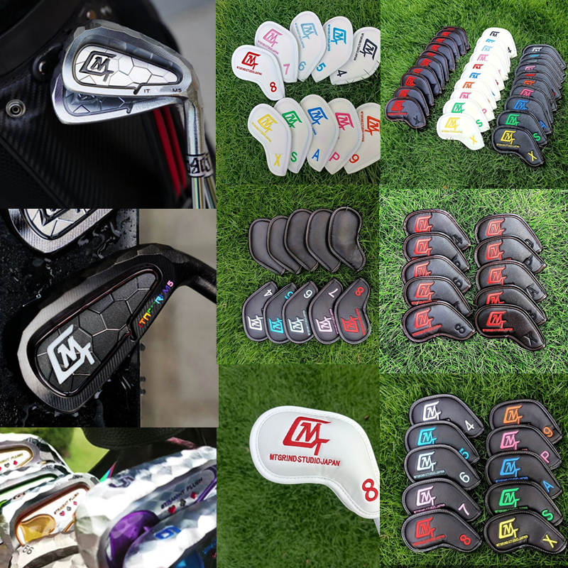golfijzeren hoes, club headcover.set IJzeren hoes heren en dames. Golf Club Headcover