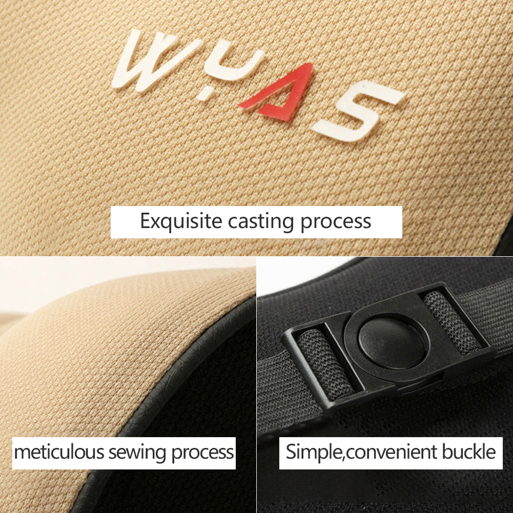 Car Lumbar Support Headrest Neck Pillow Support Universal Soft Neck Pillows Cushion Car Memory Foam Lumbar Pillow Back Support