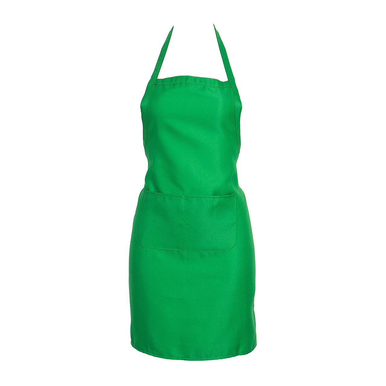 Kvinder mænd kok restaurant bib forklæde med lommer madlavning køkken justerbar: Grøn