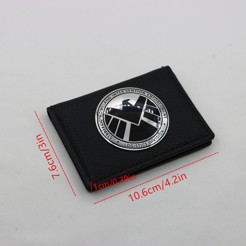 HYDRA Shield ID-kaart portemonnee houder met metalen badge TV-show rekwisieten Replica filmcollectibles