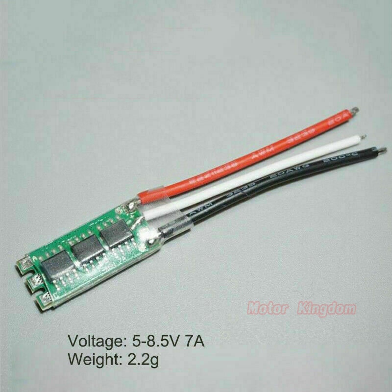 Mini RC Airplane 2S Brushless ESC 6A-7A 5-8.5V Mini Electronic Speed Controller