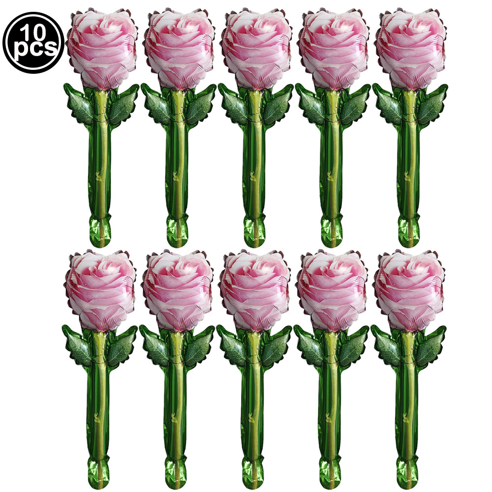 Grote bruiloft rode roos ballonnen roos bloemvorm folie ballonnen verjaardag Moederdag jubileum dag cadeau decoraties ballon