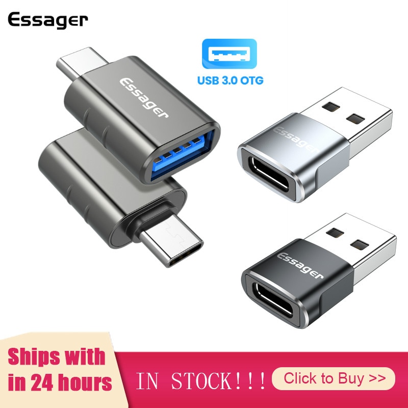 3Types USB 3.0 2.0 Type C adaptateur OTG vers USB C convertisseur mâle pour Samsung Xiaomi USB-C connecteur femelle accessoires de téléphone